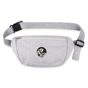 Space Synth Cat - Sac banane recyclé Stanley/Stella - gris chiné - Devant