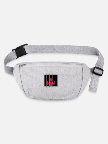 Captive Man - Stanley/Stella recycled Hip Bag  - heather grey - Front