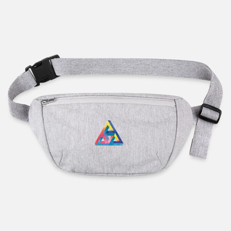 Optical illusion triangle Escher Stanley/Stella recycled Hip Bag 