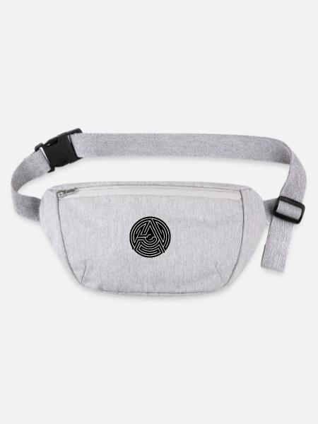 Anarchy - Stanley/Stella recycled Hip Bag  - heather grey - Front