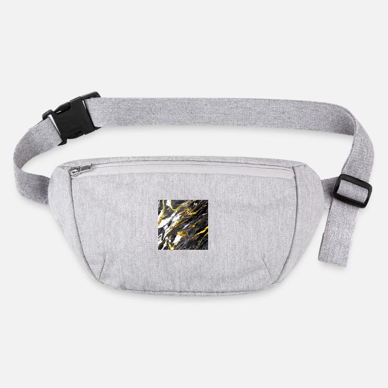Optique de marbre Or Noir Sac banane recyclé Stanley/Stella