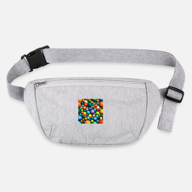 Rainbow Mosaic Spheres Stanley/Stella recycled Hip Bag 