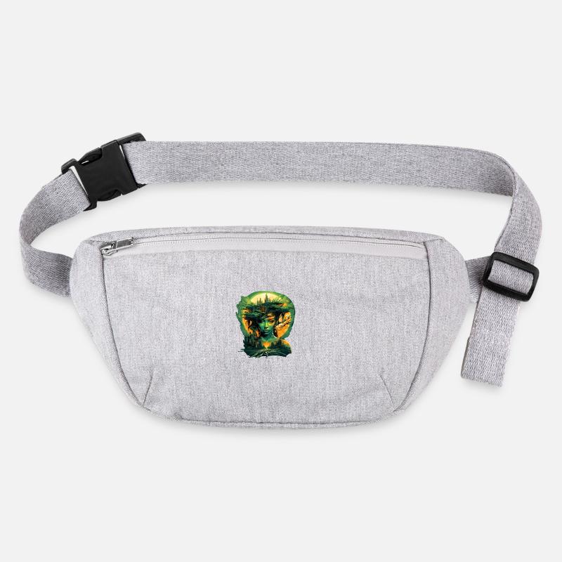 Dryade im Großstadtdschungel Stanley/Stella recycelte Gürteltasche