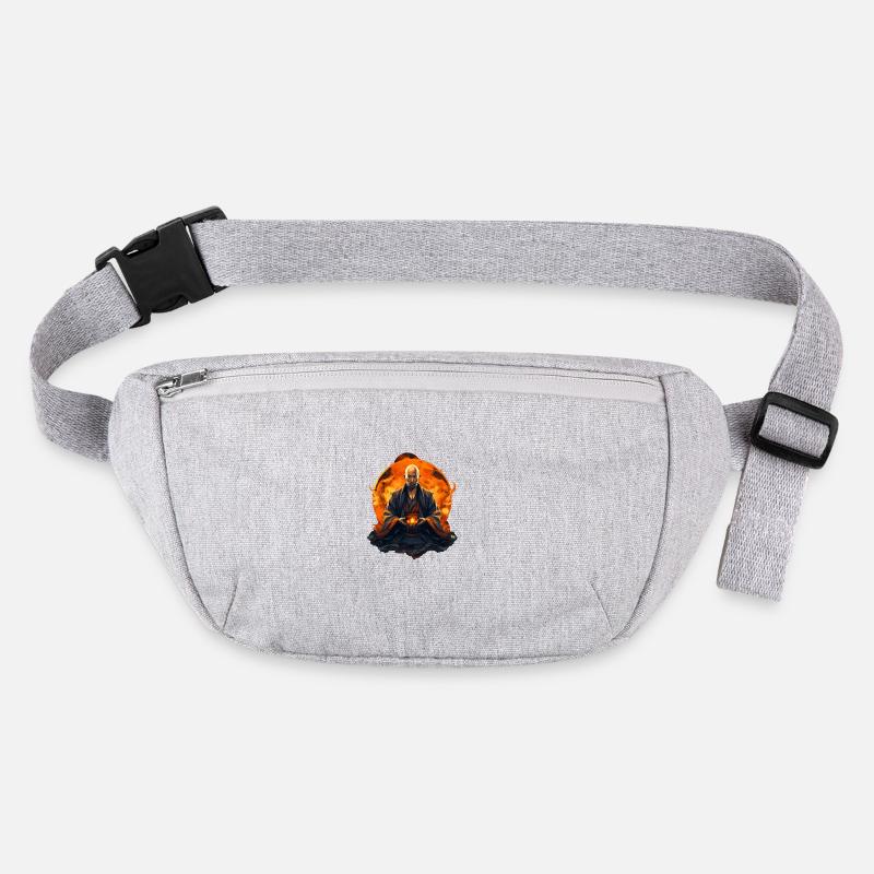 Meditating Asian Monk Stanley/Stella recycled Hip Bag 