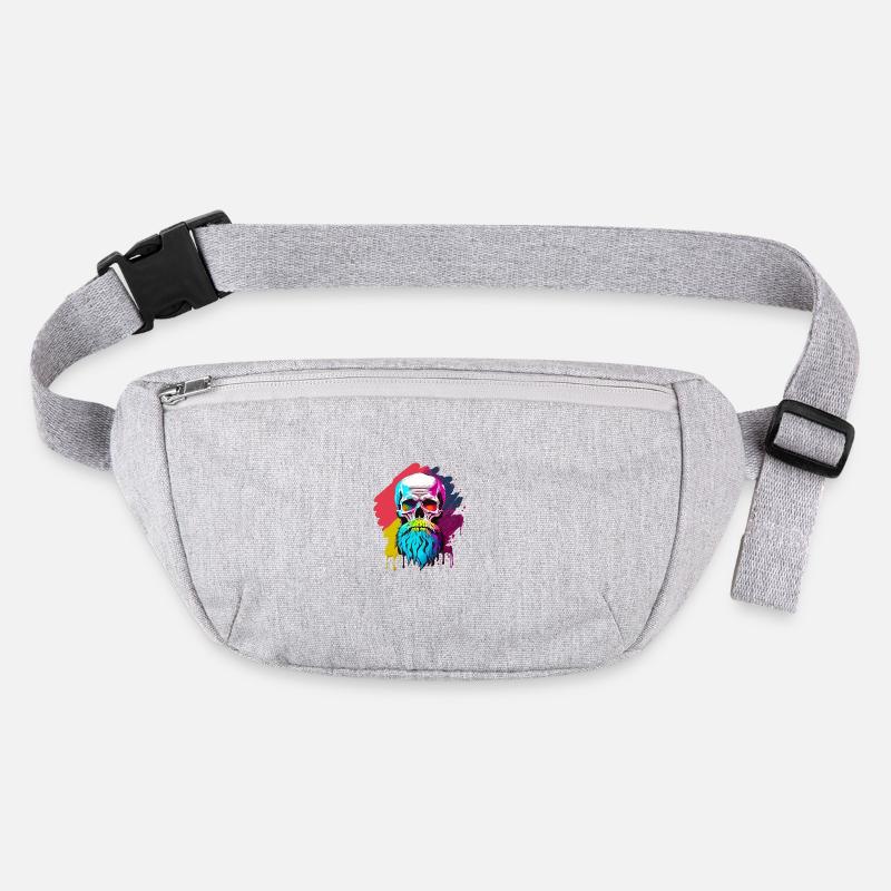Skull hipster couleur Sac banane recyclé Stanley/Stella