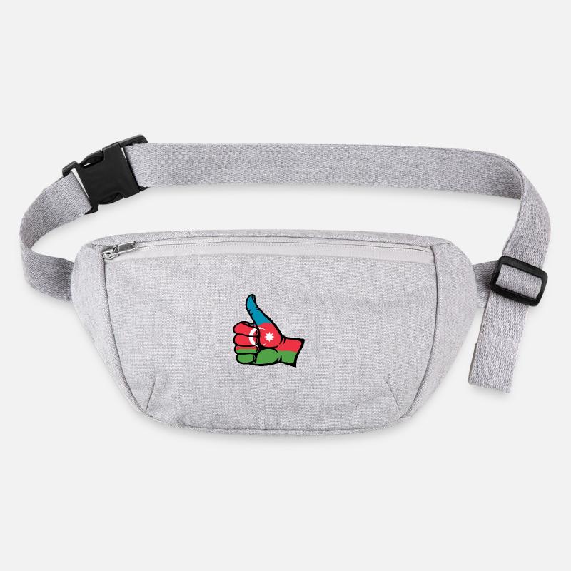 Drapeau de l’Azerbaïdjan Tout effacer l’icône Sac banane recyclé Stanley/Stella