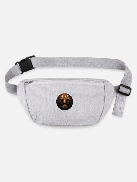 Mysterious Goddess - Stanley/Stella recycled Hip Bag  - heather grey - Front