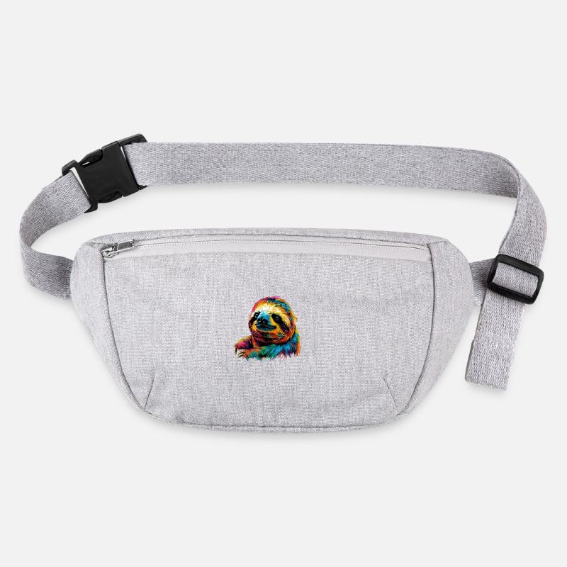 Sloth pop art Stanley/Stella recycled Hip Bag 