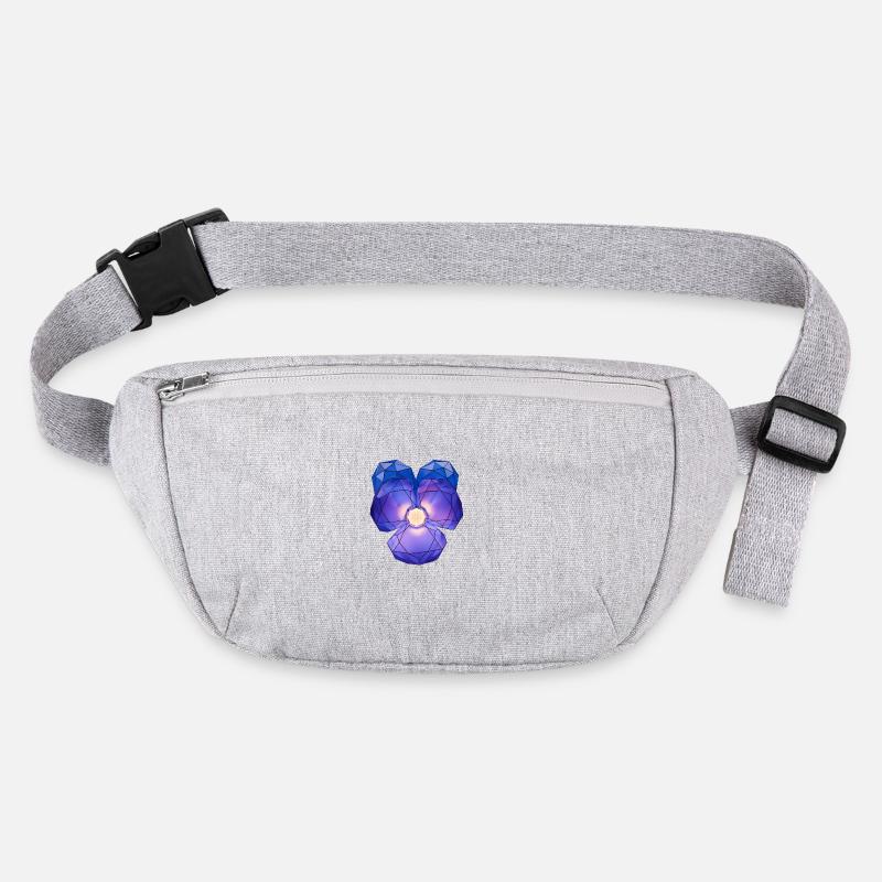 Fleur de cristal violet Sac banane recyclé Stanley/Stella