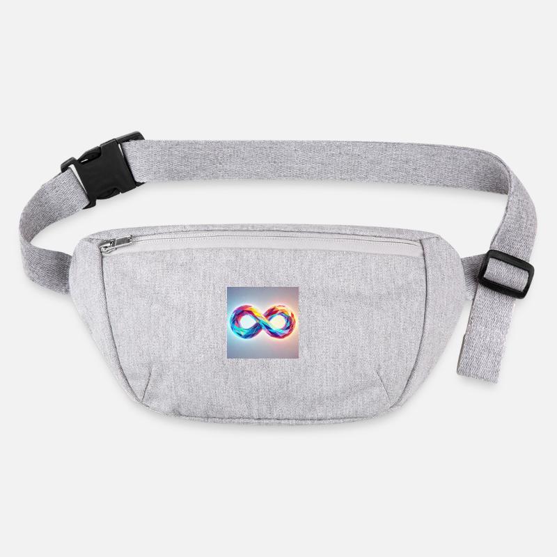Infinity, prism rainbow Stanley/Stella recycled Hip Bag 