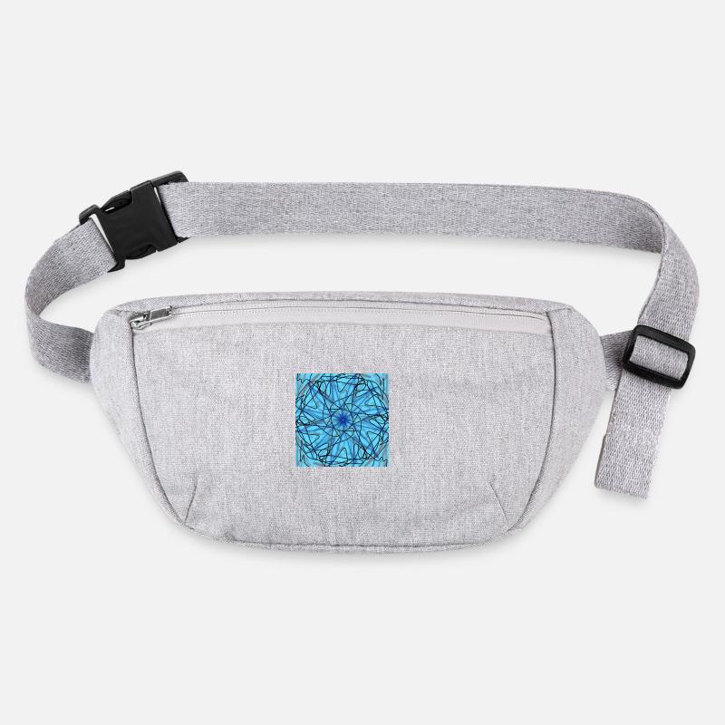 abstract blue star Stanley/Stella recycled Hip Bag 