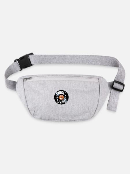 Single! Way of living - Stanley/Stella recycelte Gürteltasche - Grau meliert