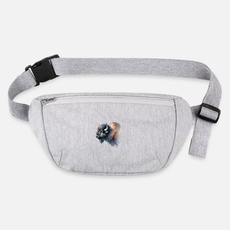 Bison Painting Stanley/Stella recycled Hip Bag 