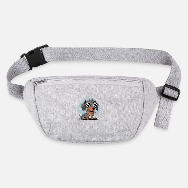 Cool Dachshund Dog Stanley/Stella recycled Hip Bag 
