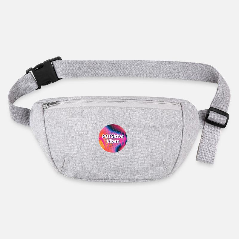 POTSitive Vibes Colorful Background Waves Stanley/Stella recycled Hip Bag 