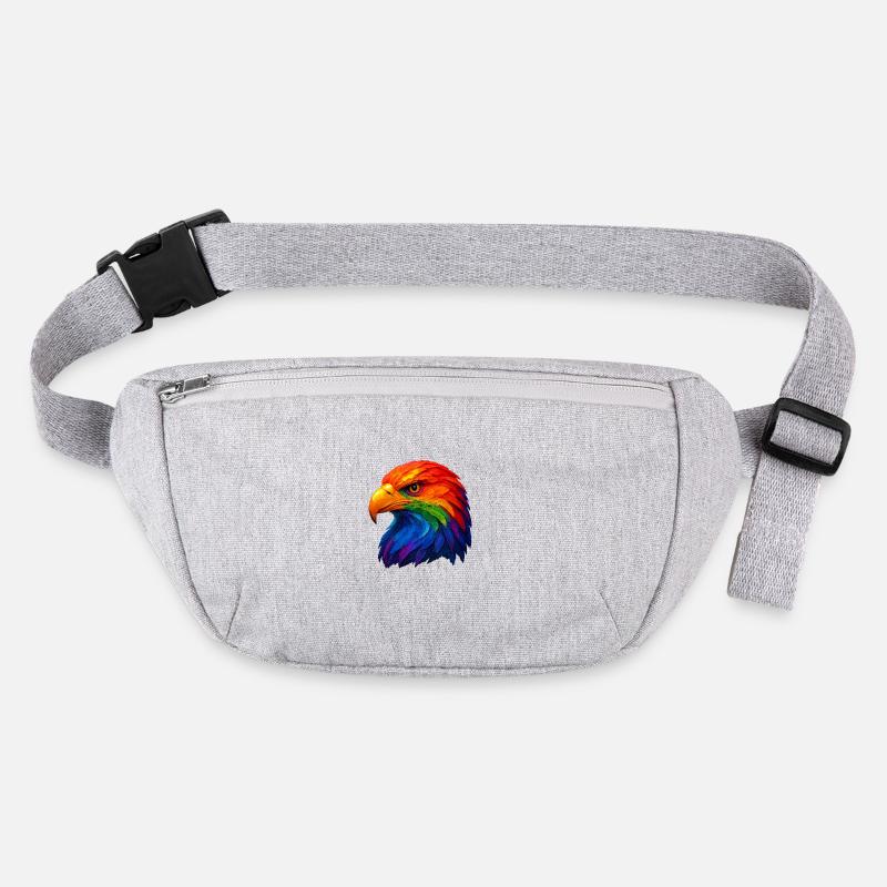 Plume de couleur Tête de pygargue à queue blanche Sac banane recyclé Stanley/Stella