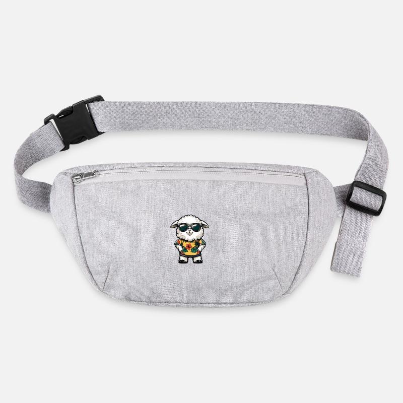 mouton bande dessinée drôle été Sac banane recyclé Stanley/Stella