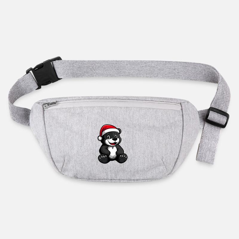 Ours Noël Mignon Sac banane recyclé Stanley/Stella