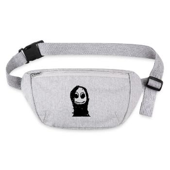Dark Lilly - Stanley/Stella recycled Hip Bag  - heather grey - Front