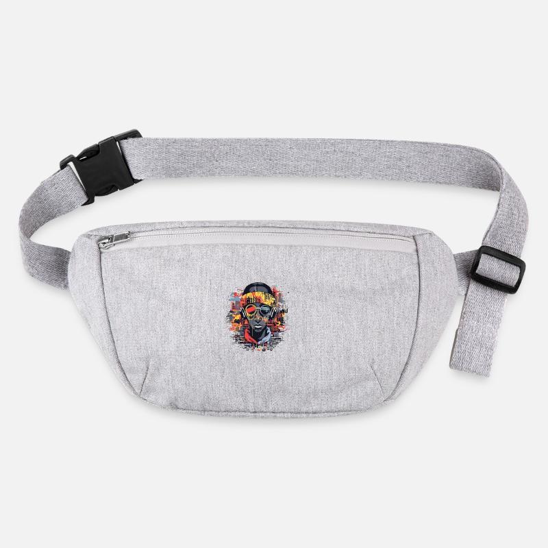 Cultural beats unleashed - cool rap design Stanley/Stella recycled Hip Bag 