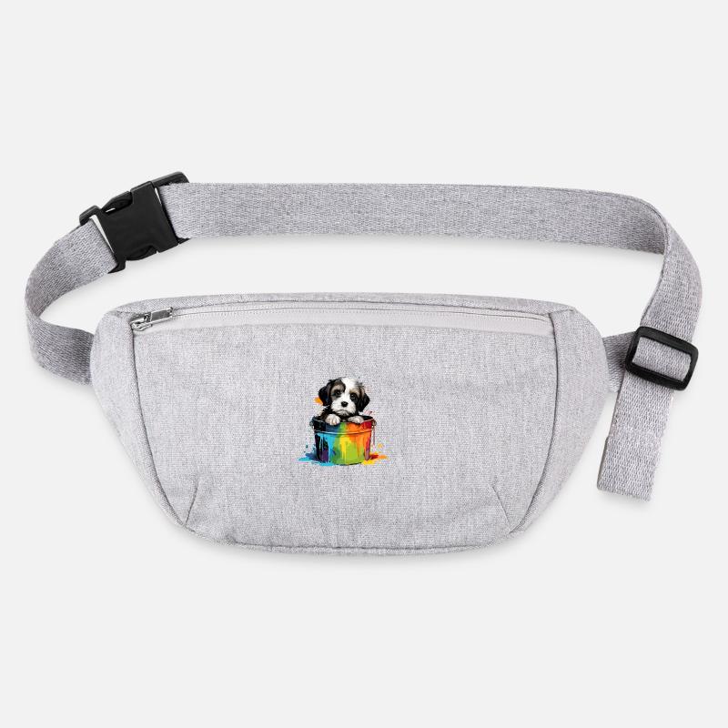 Dalmatiner Niedlicher Hund Farbeimer Stanley/Stella recycelte Gürteltasche