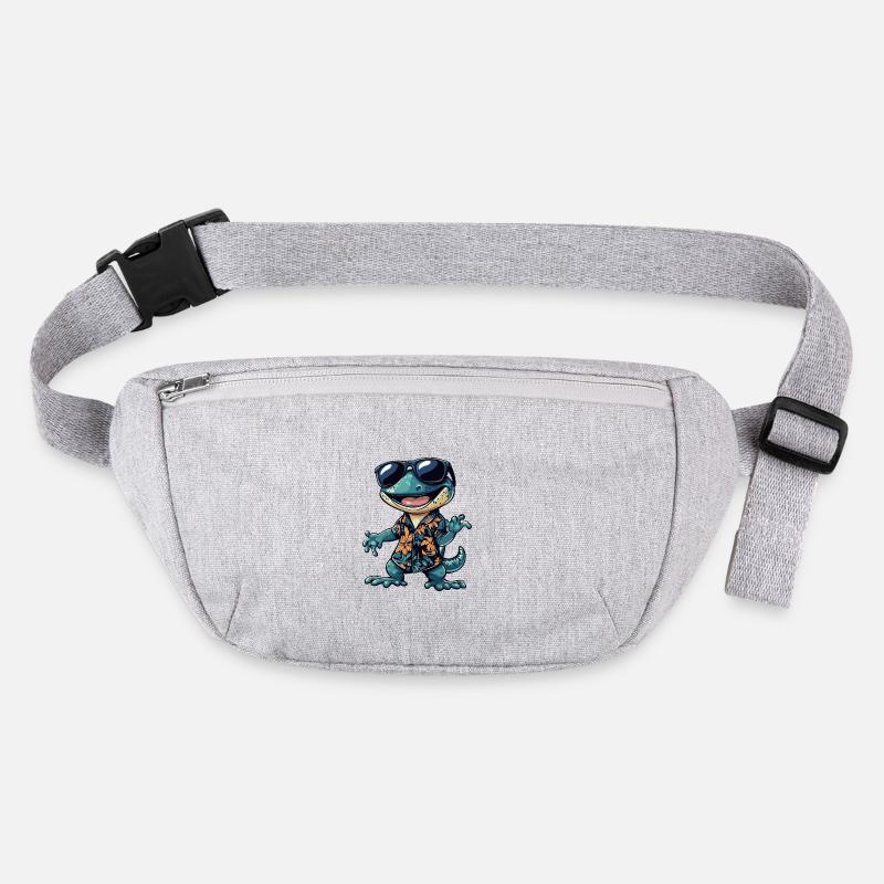 lézard bande dessinée drôle d’été Sac banane recyclé Stanley/Stella