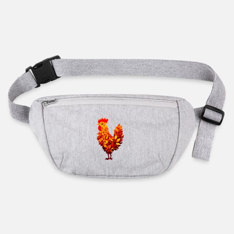 Poulet de feuilles panachées Automne Automne Sac banane recyclé Stanley/Stella