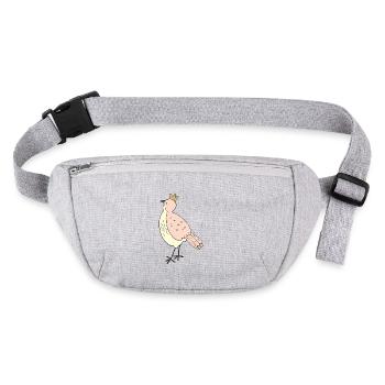 Roi des oiseaux - Sac banane recyclé Stanley/Stella - gris chiné - Devant