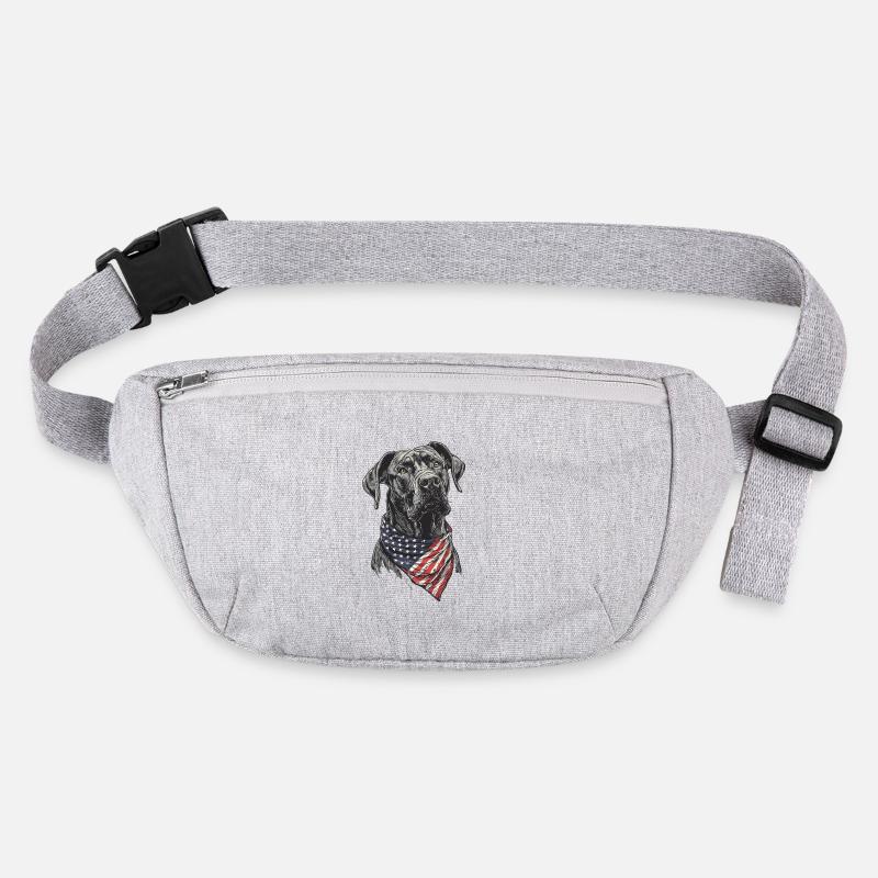 Deutsche Dogge Stanley/Stella recycelte Gürteltasche