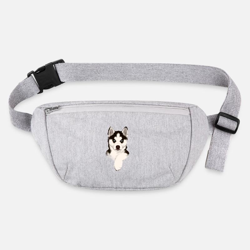 Chiot husky aux yeux bleus Sac banane recyclé Stanley/Stella