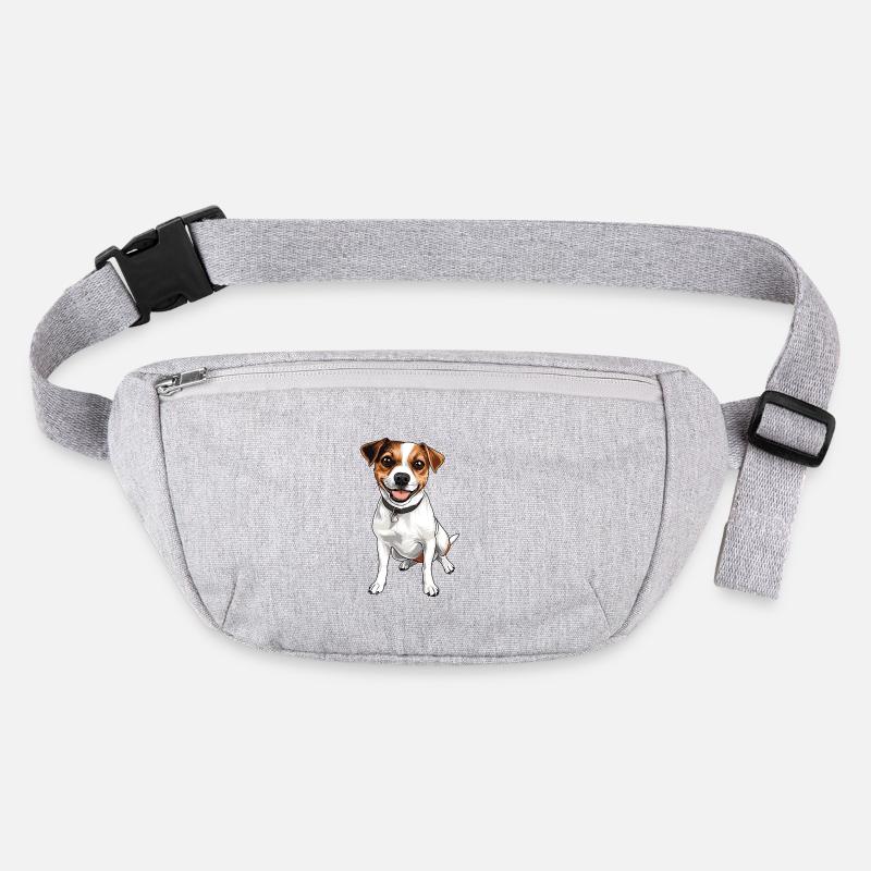 Dessin animé joyeux de Jack Russell Sac banane recyclé Stanley/Stella
