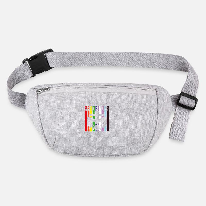 Scouts support Lgbtq+ - Stanley/Stella recycelte Gürteltasche - Grau meliert