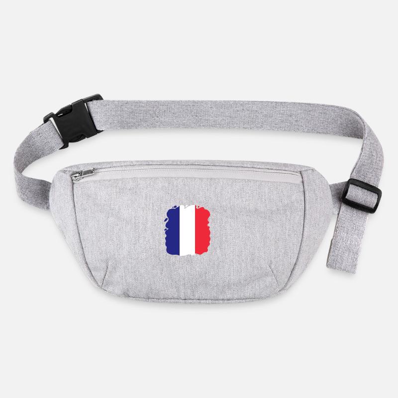 Drapeau France look usé drapeau français Sac banane recyclé Stanley/Stella