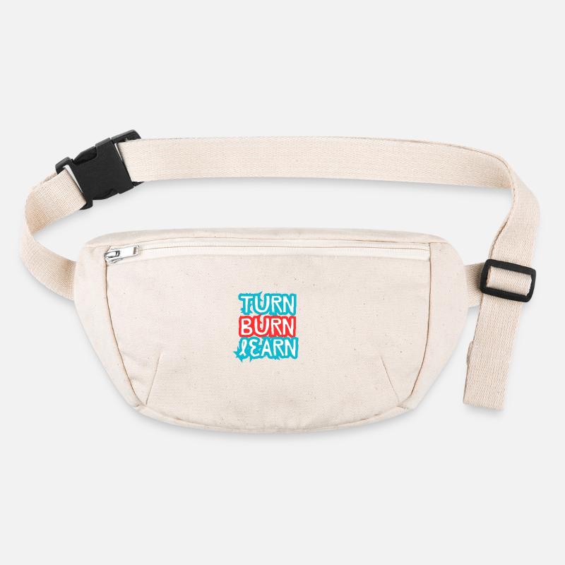 Turn, Burn, Learn Stanley/Stella recycled Hip Bag 