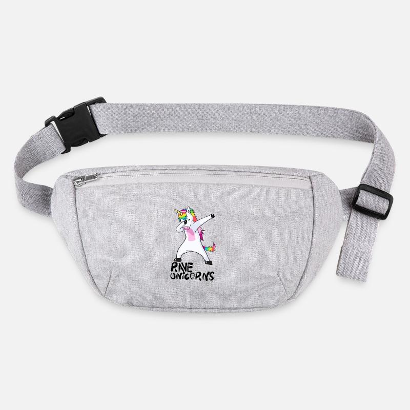 Logo Rave Unicorns Black Text Stanley/Stella recycled Hip Bag 