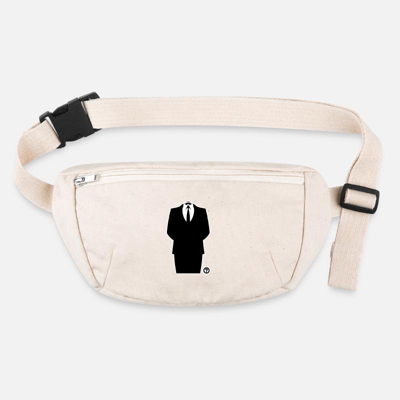 Anon Suit – Anonymous Hacker Collective Statement Stanley/Stella recycled Hip Bag 