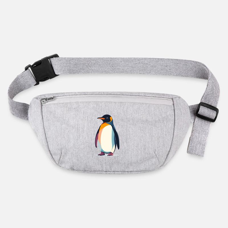 abstrakter Pinguin steht auf Eis Vektor Grafik Stanley/Stella recycelte Gürteltasche