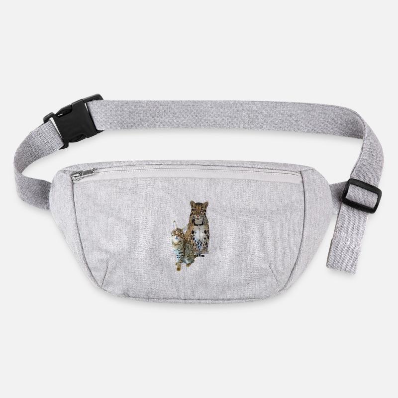 Panthère nébuleuse et chat Sac banane recyclé Stanley/Stella
