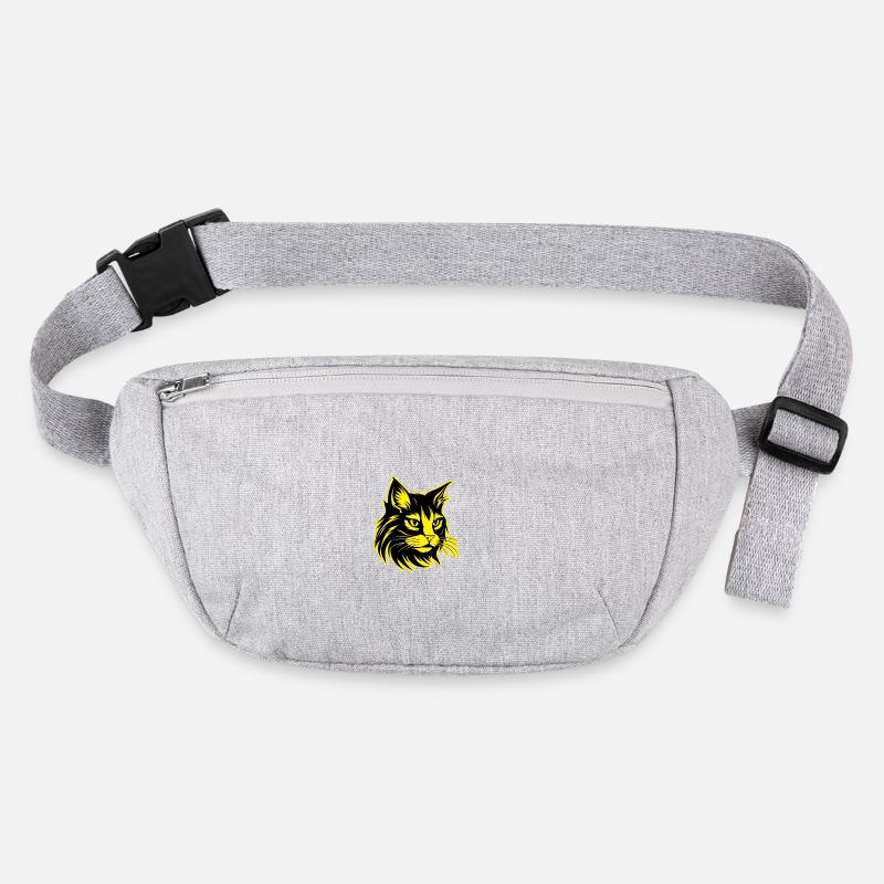 Katze Tier Porträt Stanley/Stella recycelte Gürteltasche