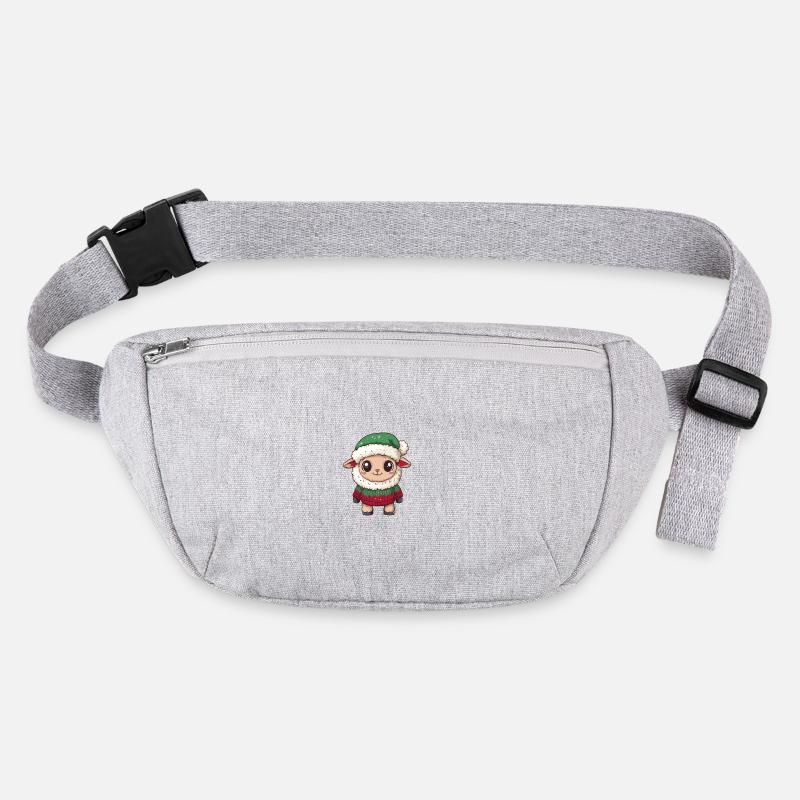 Sheep Christmas Comic Stanley/Stella recycled Hip Bag 