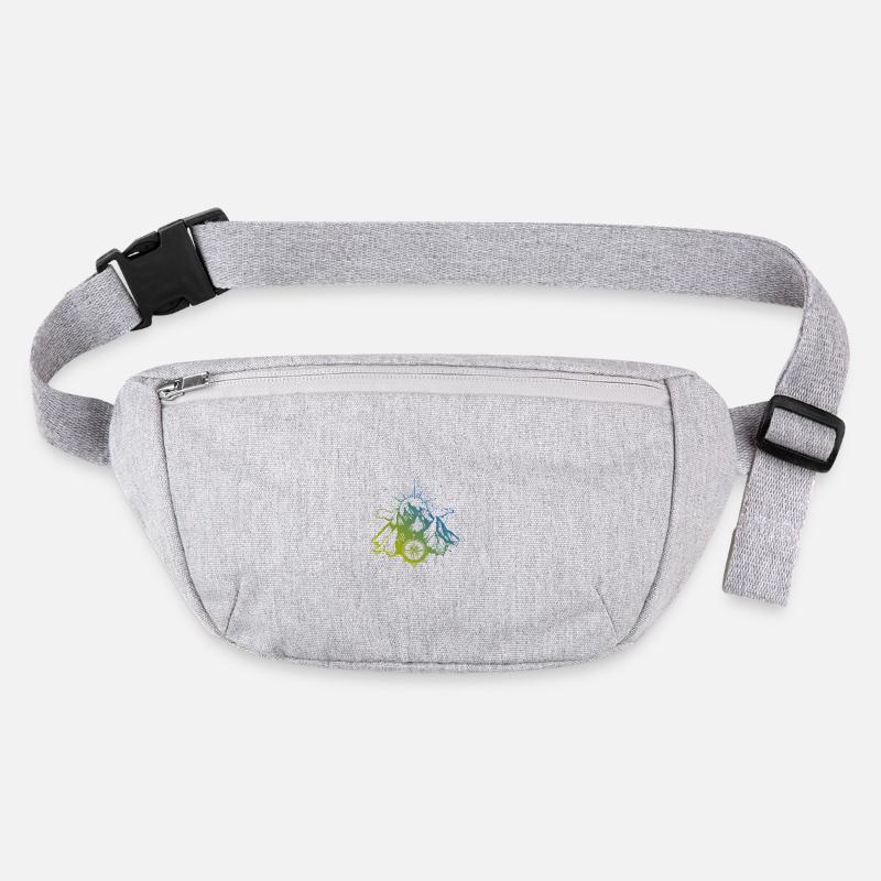 Berge Kompass Symbol Stanley/Stella recycelte Gürteltasche