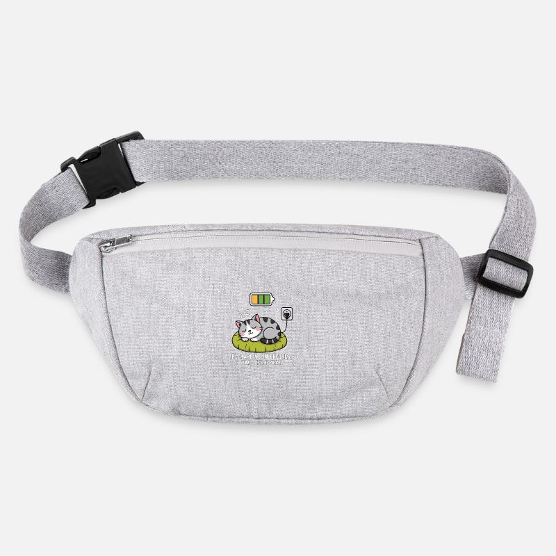 Recharging in Progress Cat Stanley/Stella recycled Hip Bag 