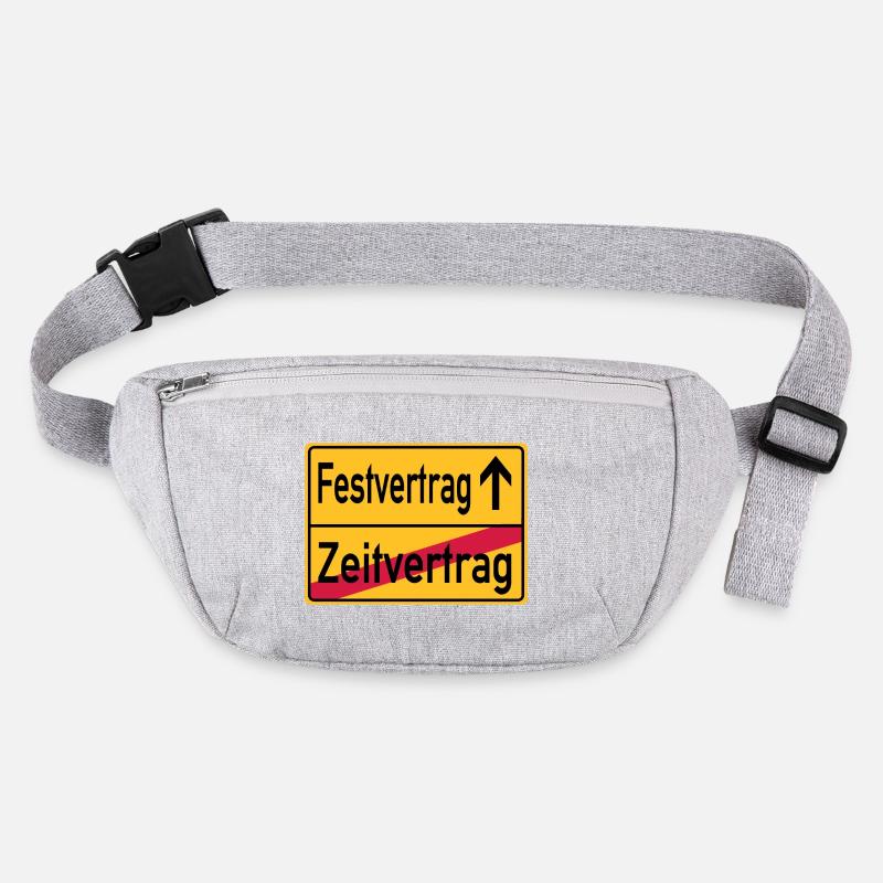 Festvertrag - Zeitvertrag - Ortsschild Stanley/Stella recycelte Gürteltasche