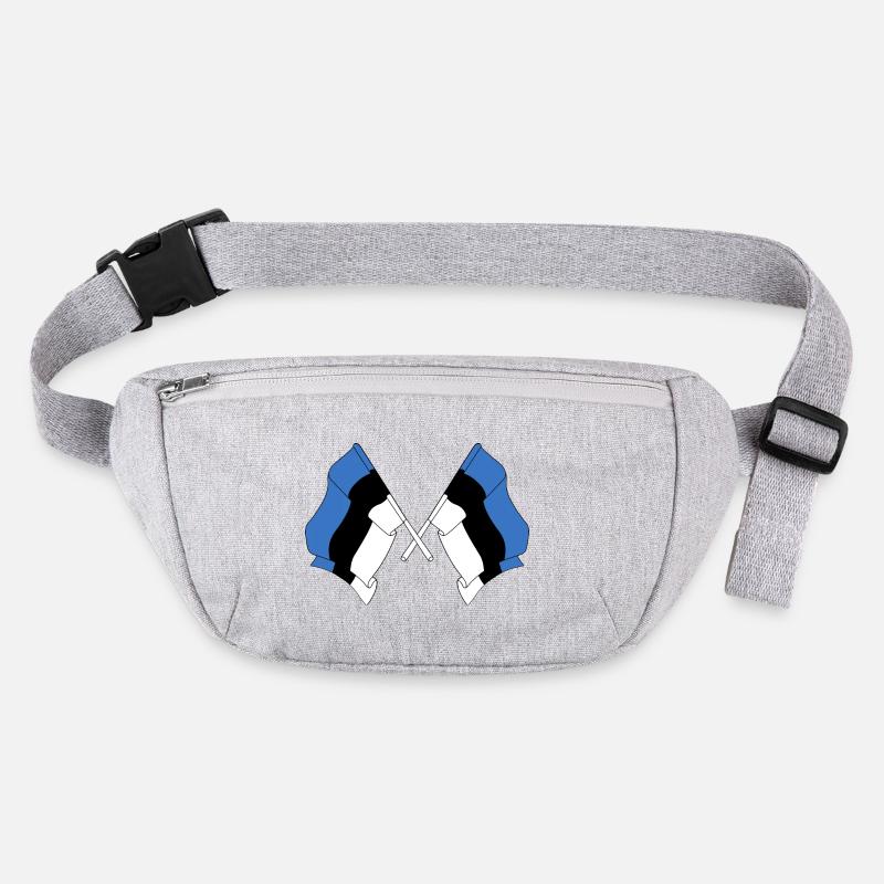 Two flags Estonia Stanley/Stella recycled Hip Bag 