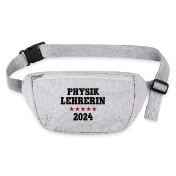 Physiklehrerin 2024 Beruf Studium Lehramt Physik - Stanley/Stella recycelte Gürteltasche - Grau meliert - Vorne