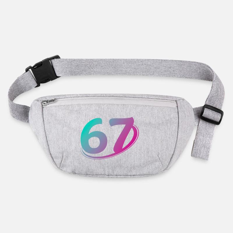 Number 67 multicolor Stanley/Stella recycled Hip Bag 