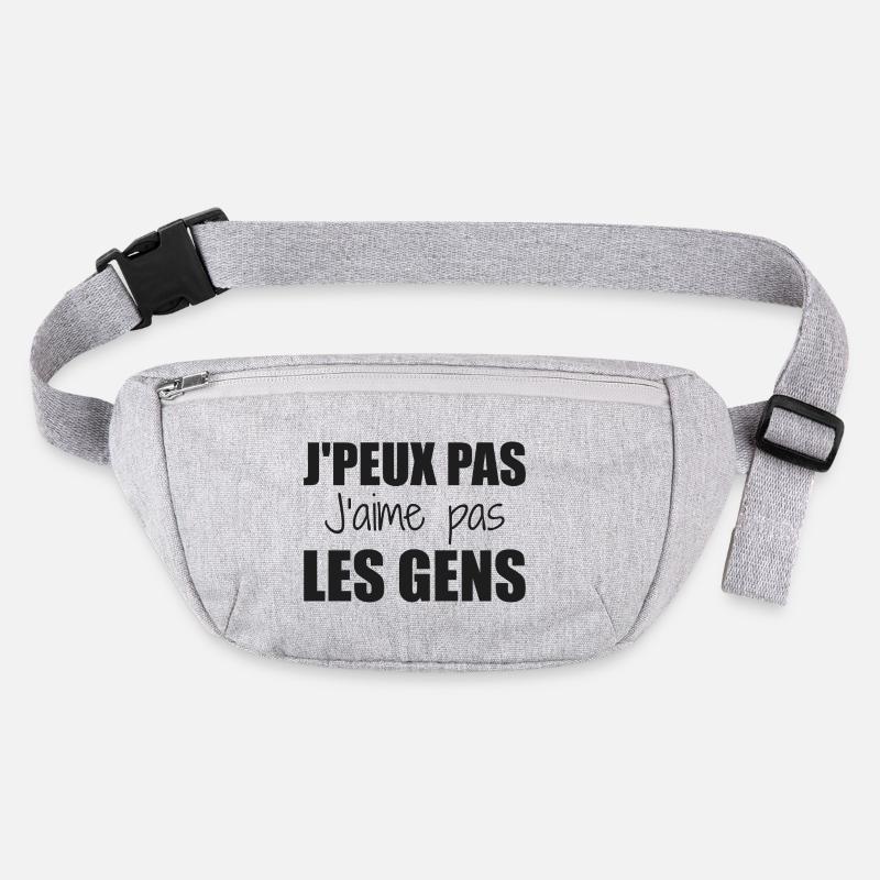 J'peux pas j'aime pas les gens Sac banane recyclé Stanley/Stella