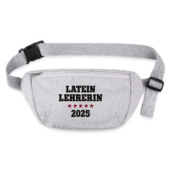 Latein Lehrerin Schule Lateinlehrerin 2025 Latin - Stanley/Stella recycelte Gürteltasche - Grau meliert - Vorne