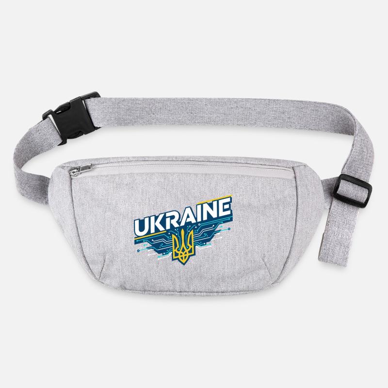 Ukrainian Circuit Trident Tee Stanley/Stella recycled Hip Bag 