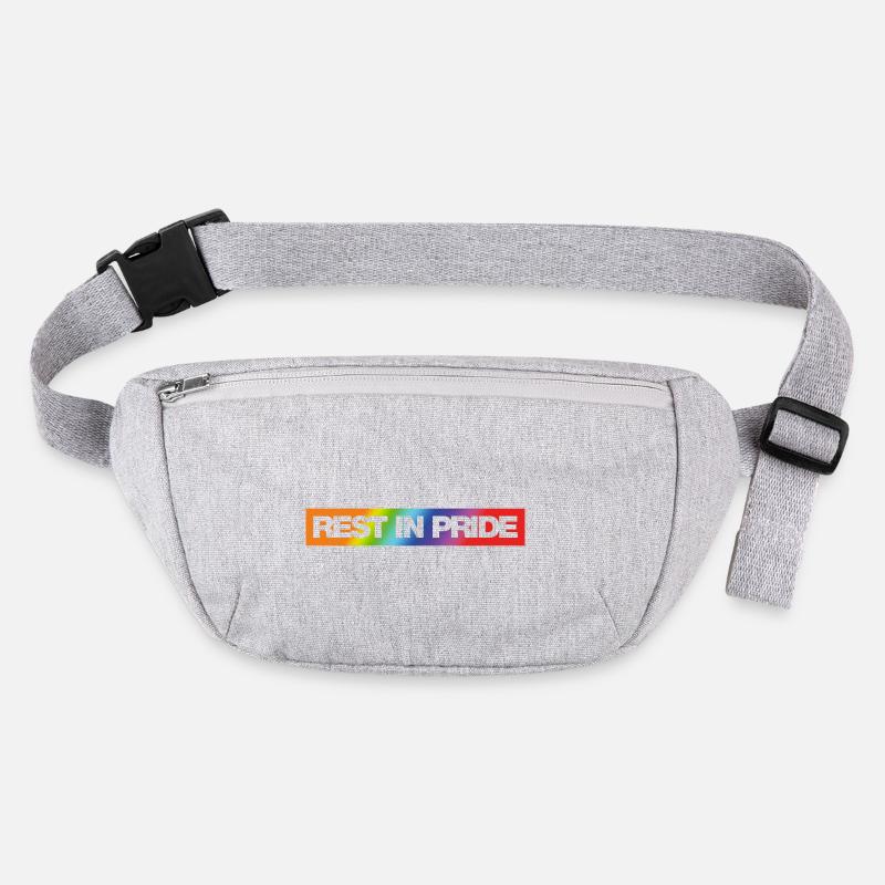 REST IN PRIDE (R.I.P.) Rainbow Stanley/Stella recycled Hip Bag 